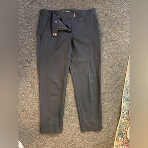 Theory size 4 black wool blend pants